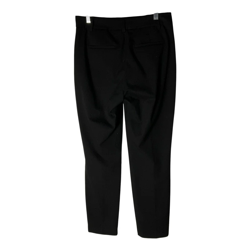 Reiss Joanne Black‎ Tailored Slim Leg Trousers Pants Women's Minimalist Size 2